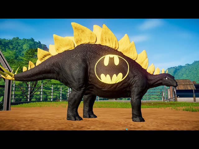 DINOSSAURO REX do BATMAN  Jurassic World Evolution Jogo de Dinossauro 