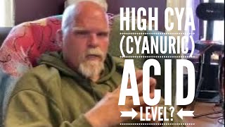 High cya (cyanuric) acid level?