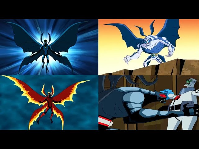 Ben 10: All Big Chill/Freezeghost Transformations 