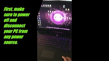 How to install an M.2 SSD Hard Drive in an Alienware R4 17 Gaming Laptop