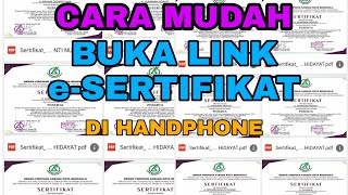 Cara Mudah download Sertifikat Webinar di Handphone Android screenshot 4