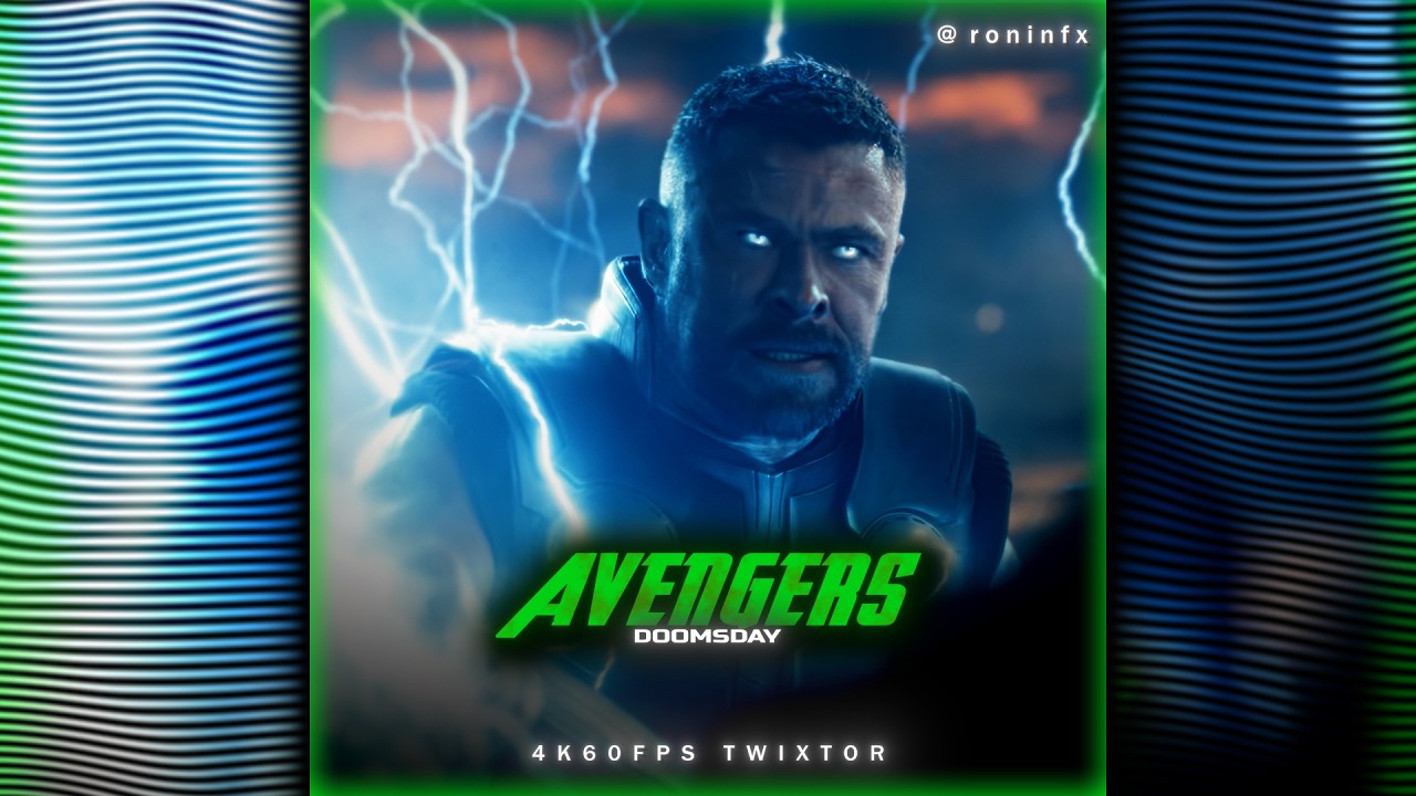 AVENGERS DOOMSDAY | TRAILER TWIXTOR | 4K60FPS TWIXTOR | FREE SCENEPACK (NO CC)