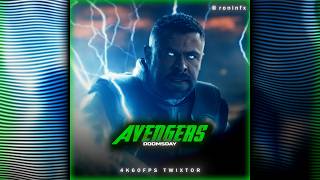 AVENGERS DOOMSDAY | TRAILER TWIXTOR | 4K60FPS TWIXTOR | FREE SCENEPACK (NO CC)