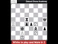 #MateIn2 #ChessPuzzle 78 #ChessProblem #ChessTactic #Excercise#Sacrifice #DailyPuzzle #ChessStrategy