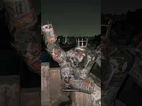 Prajapati colony Ravan Uttam Nagar 2026🔥#ravan #ravandahan #dussehra2026 #ytshorts #viral #shorts