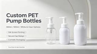 Premium Custom PET Foam Pump Containers | Direct Packaging Manufacturer
