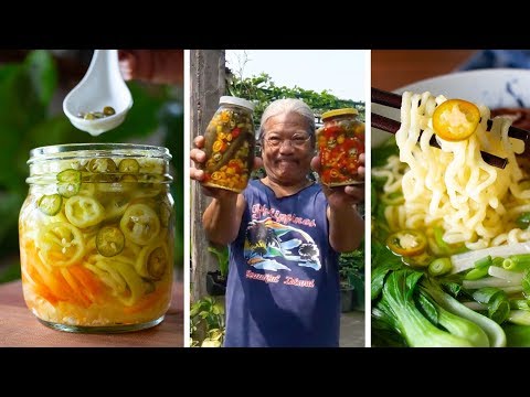 Dad's Fridge Pickled Chili Peppers