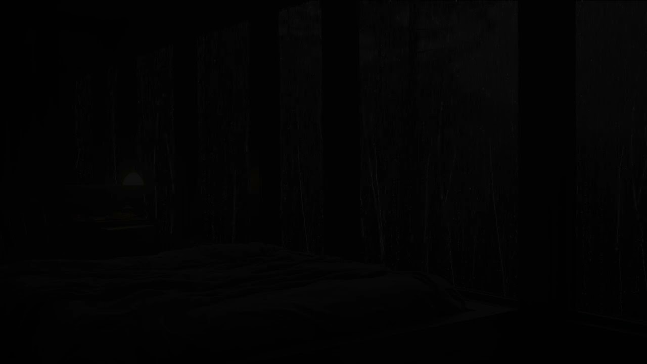 Heavy Rainstorm and Strong Thunder Sounds for Sleeping | Black Screen Rain for Sleep, Fall Asleep