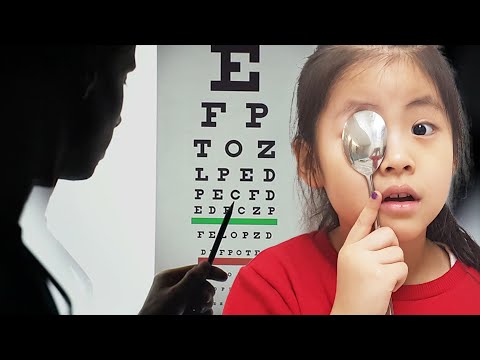 서은이의 시력 검사 검사표 만들기 재밌는 안경 선글라스 테스트 <strong>Making</strong> Eyesight <strong>Test</strong> Table