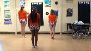 TCMS Cheer 2015 tryouts