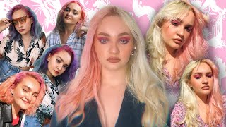 Evde Saçimi Pembe Boyadim Saç Boyama Hi̇kayeleri̇m Mavi,Pembe,Mor