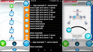 Meccanoid - New App Example 3 - Servo (Outputs) Movement - G15, 2.0, G15ks & XL 2.0