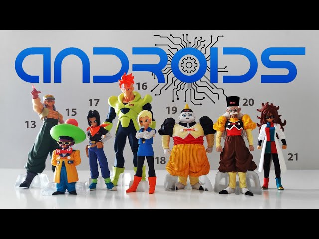 DRAGON BALL Z FIGURE HG - ANDROID COMPLETE SET