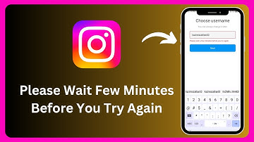 How to fix please wait a few minutes before you try again on Instagram