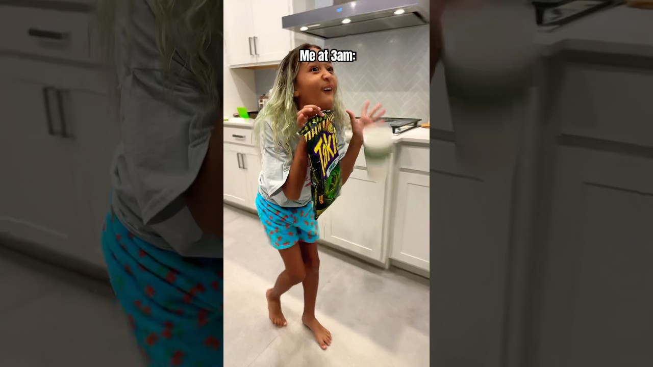 Getting midnight snack and waking up the whole house🤣 
