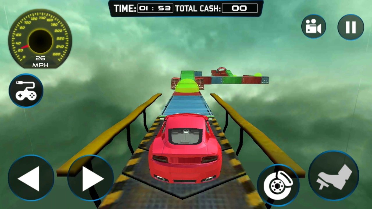 Невозможный трек яростный автомобиль трюк 2017