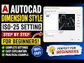Dimensions Style Manager Settings in AutoCAD #ytshorts #autocad #caddesign with gaurav rajput #cad #