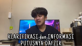 Download lagu KLARIFIKASI PUTUSNYA DAFZIK || Terimakasih Buat Selama Ini, Kita Mulai Hidup Baru