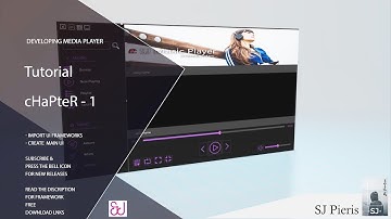 Developing Spotify Modern, Advanced Media Player | Bunifu UI - Part-1