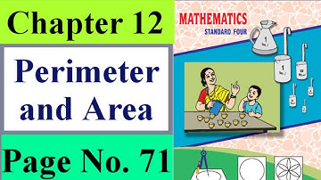Perimeter and Area 4th Standard #Page No.71