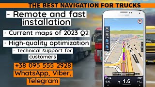 IGO Primo/Nextgen navigation 2023 Q4 for truck driver! Download in description 👇📥