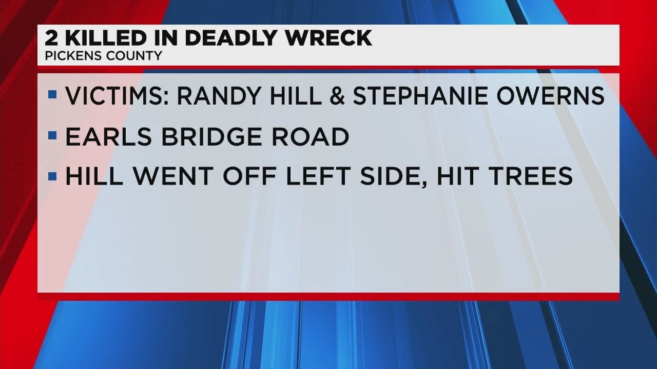 Two dead after deadly crash in Pickens County - YouTube