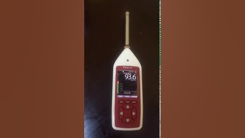 Cirrus Sound Level Meter - issue