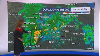 WRAL Weather Alert Day: Flash flood warning in effect for Wake, Chatham counties, heavy rain will re