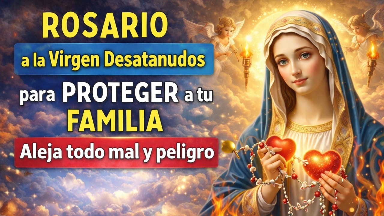 ROSARIO a la Virgen Desatanudos para PROTEGER a tu FAMILIA | Aleja todo mal y peligro
