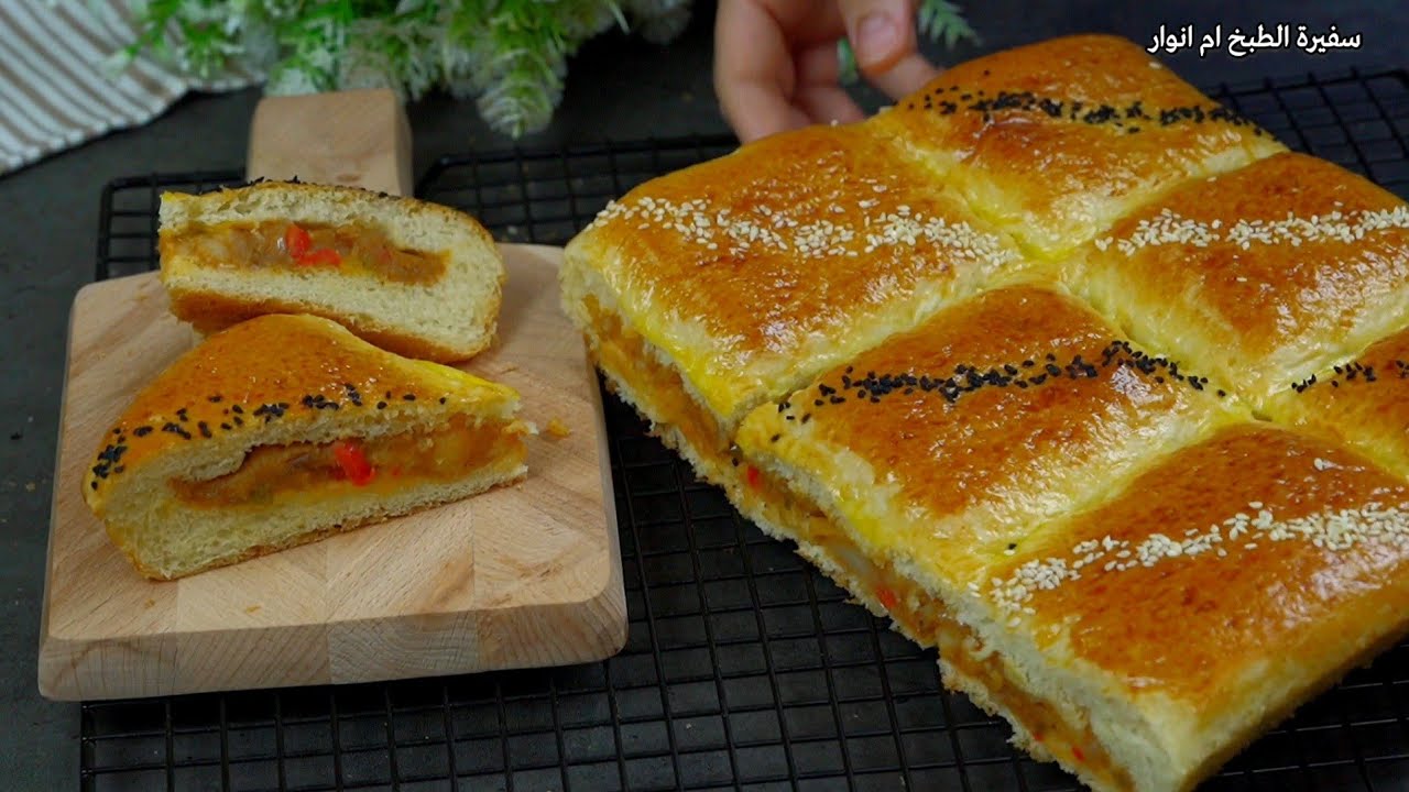 بدون لحوم او أجبان او حليب فطيرة عائلية للعشاء ? لذيذة لازم تجربوها