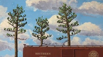 Scratch Building Southern Pine Trees in O Scale