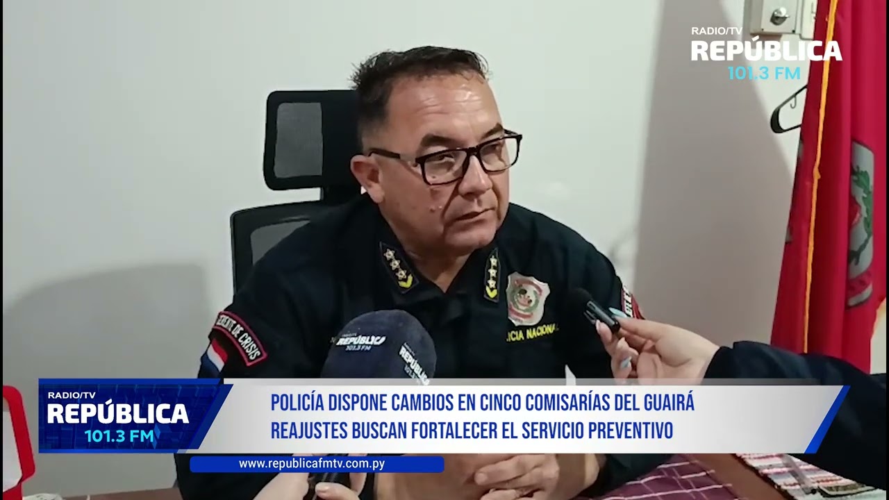 POLICÍA NACIONAL REORGANIZA COMISARÍAS Y REFUERZA LOS OPERATIVOS DE SEGURIDAD