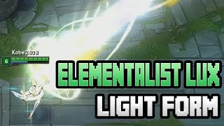 New ULTIMATE Skin - Elementalist Lux | Light Form | League of Legends | Patch 6.23