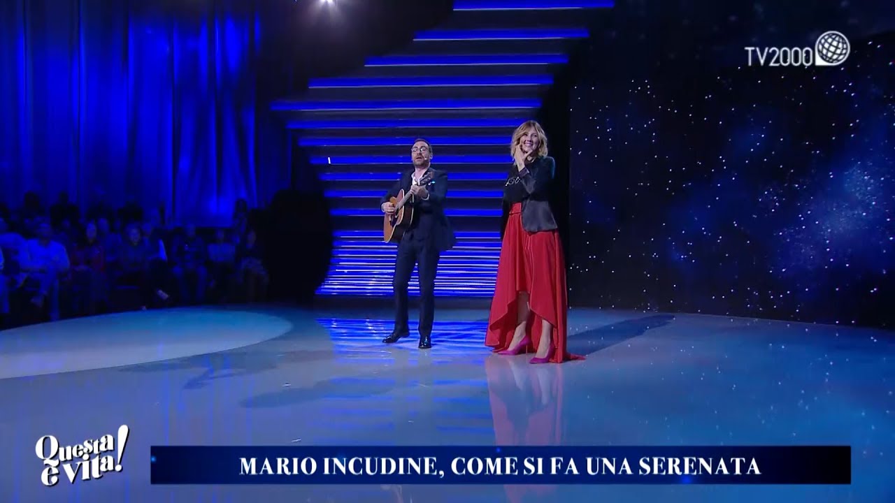 Questa è Vita! Mario Incudine, come si fa una serenata - YouTube