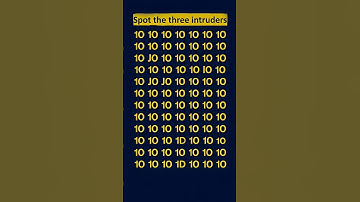 Spot the three Intruder 10 - Math Quiz  #maths #quiz #shorts #gk #education