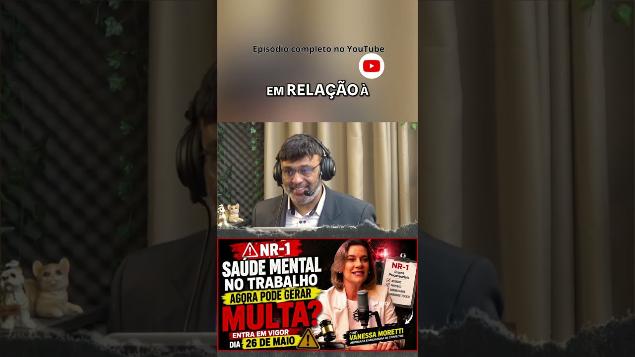 NR-1: Saúde Mental no Trabalho Agora Gera Multa? #shorts