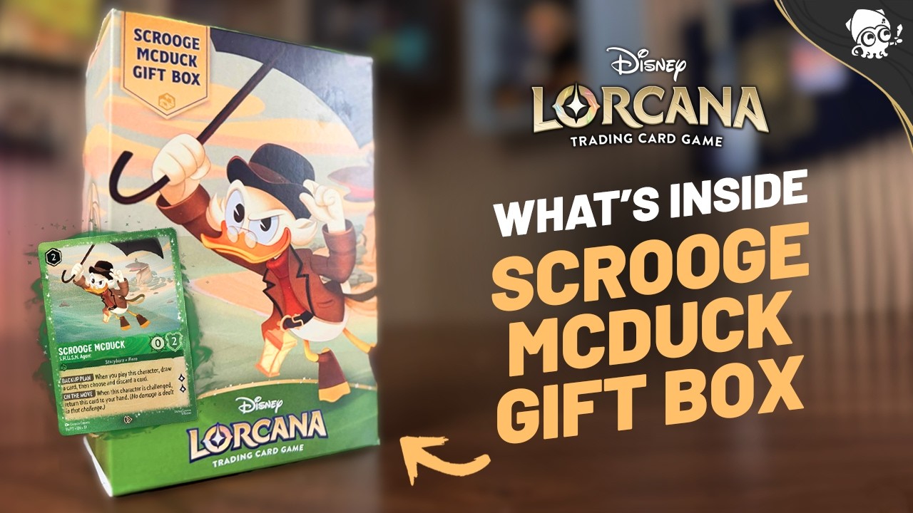 SCROOGE MCDUCK GIFT BOX | Disney Lorcana Gift Set Opening!