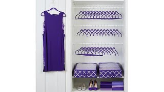 JOY 50pc Huggable Hangers w/UndertheBed Storage and More...