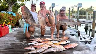 BOY VS GIRLS Spearfishing Competition - Part 2 - Abaco, Bahamas