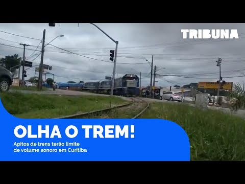 Apitos de trens terão limite de volume sonoro em Curitiba