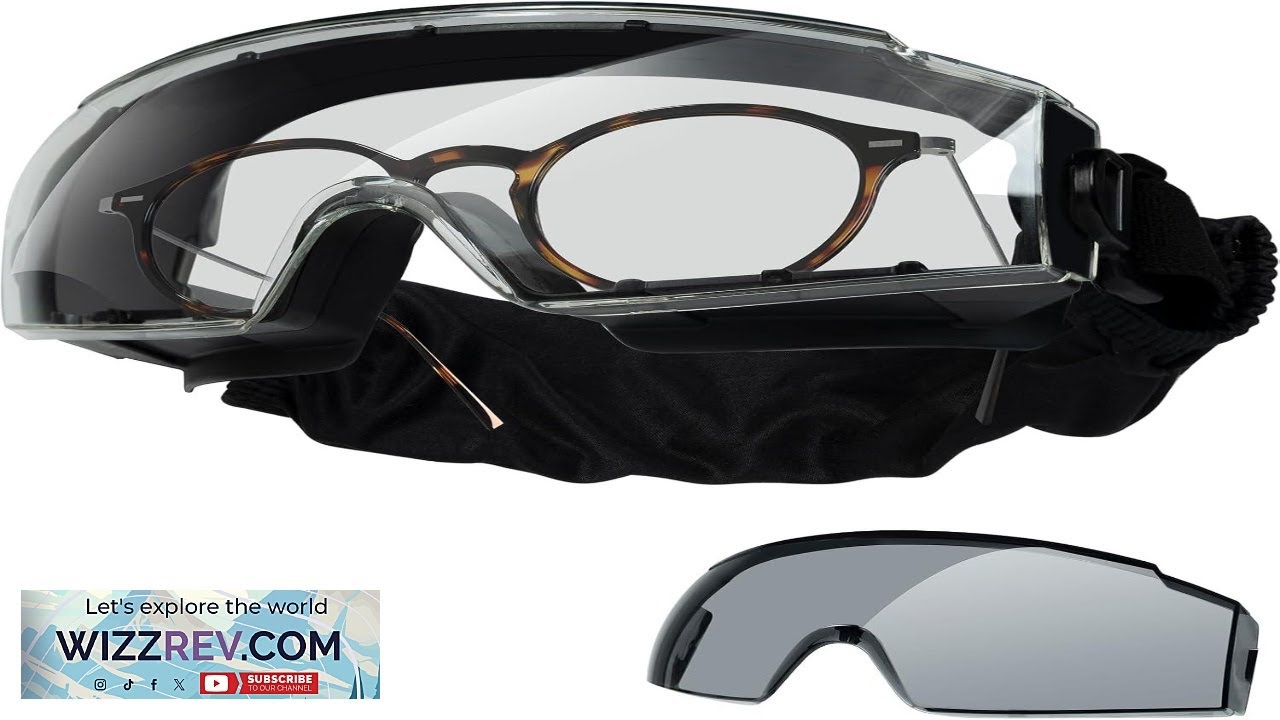 OneTigris Tactical Goggles Over Glasses Anti Fog Tactical Eyeglasses Safety OTG Goggles