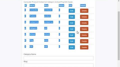 How to Select Update Insert and Delete Database in Laravel 5.x