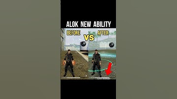 Alok Character Ability After Update 🔥 Old Alok Back | Old VS New Ability Test #srikantaff