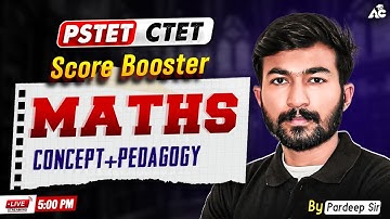 Maths For Pstet, Ctet And All Teaching Exams | Maths Tricks | M4U Series By Pardeep Sir #15
