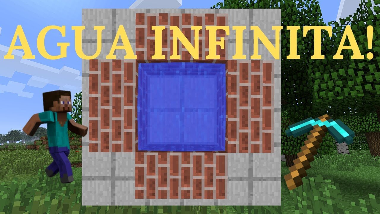 Como Hacer Agua Infinita En Minecraft Skyblock