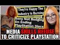 Activist Shills REFUSE To Criticize Playstation Killing Off Physical Media! These CLOWNS Are Silent