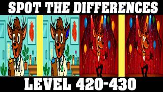 LEVEL 420-430 SPOT THE DIFFERENCES WALKTHROUGH (Roblox) 🔎 | FIND ALL DIFFERENCES | FFFF GAMES