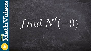 Given two functions that are inverses find the derivative