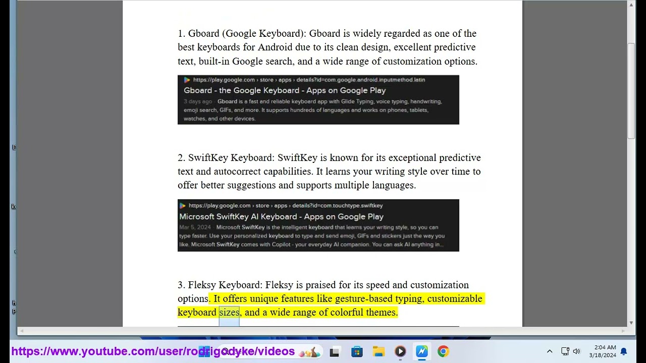 [Opinion] Best keyboard for Android.
