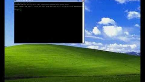 Xming running gedit on Windows XP